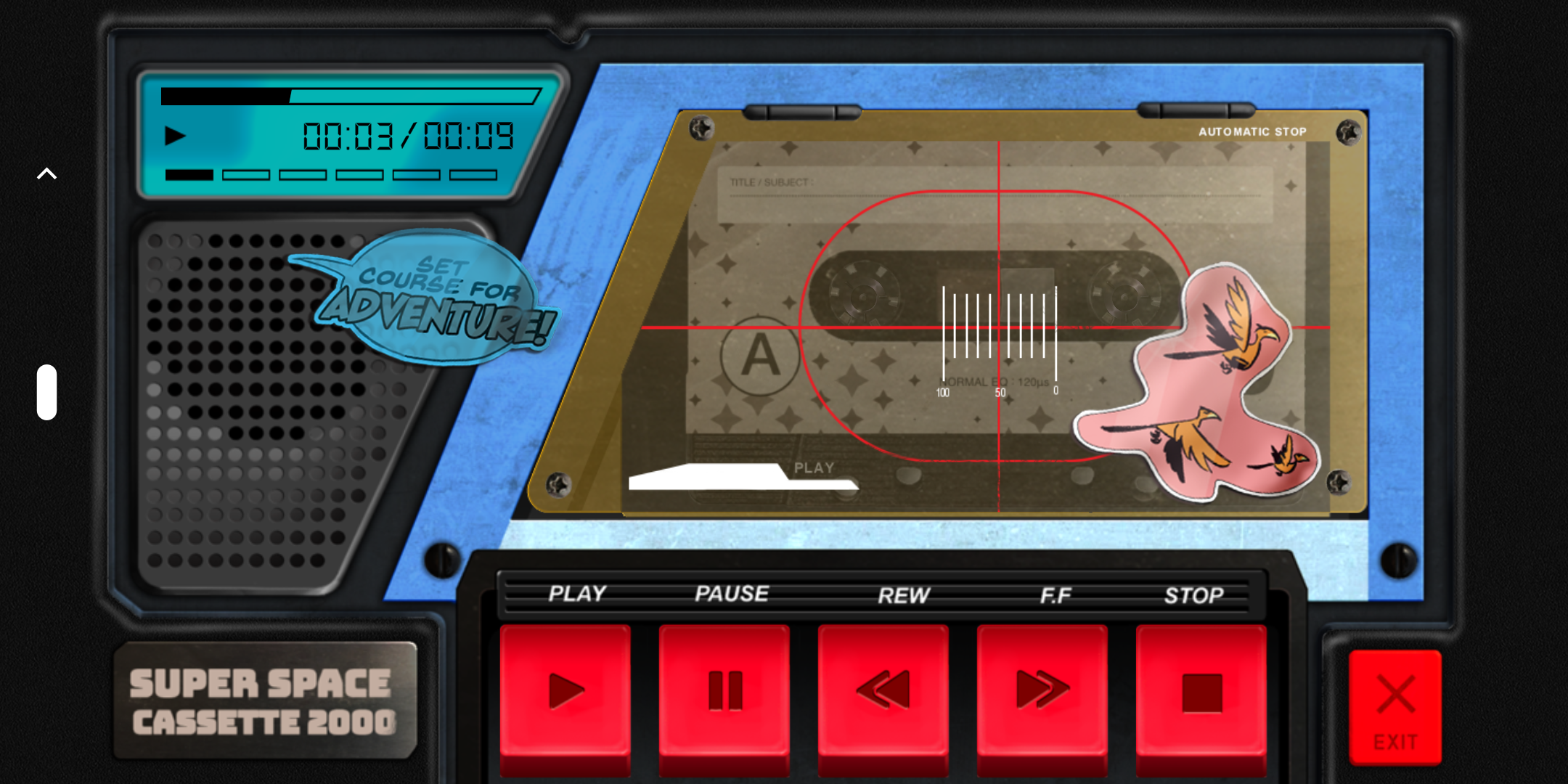 Digital Audio Cassette UI